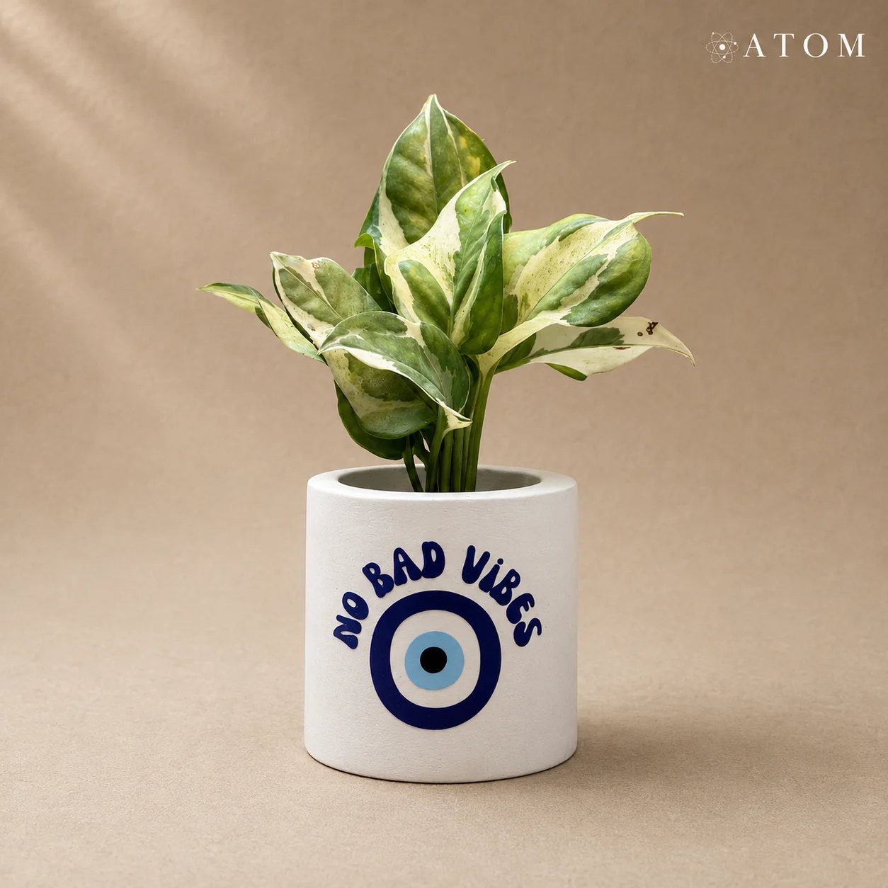 No Bad Vibes planter